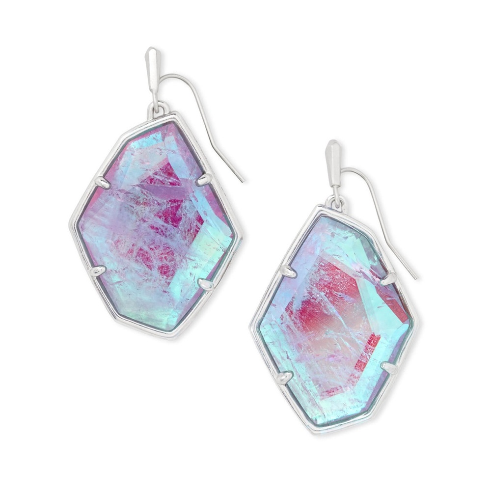 Kendra Scott Dunn Drop Dichroic Glass Earrings